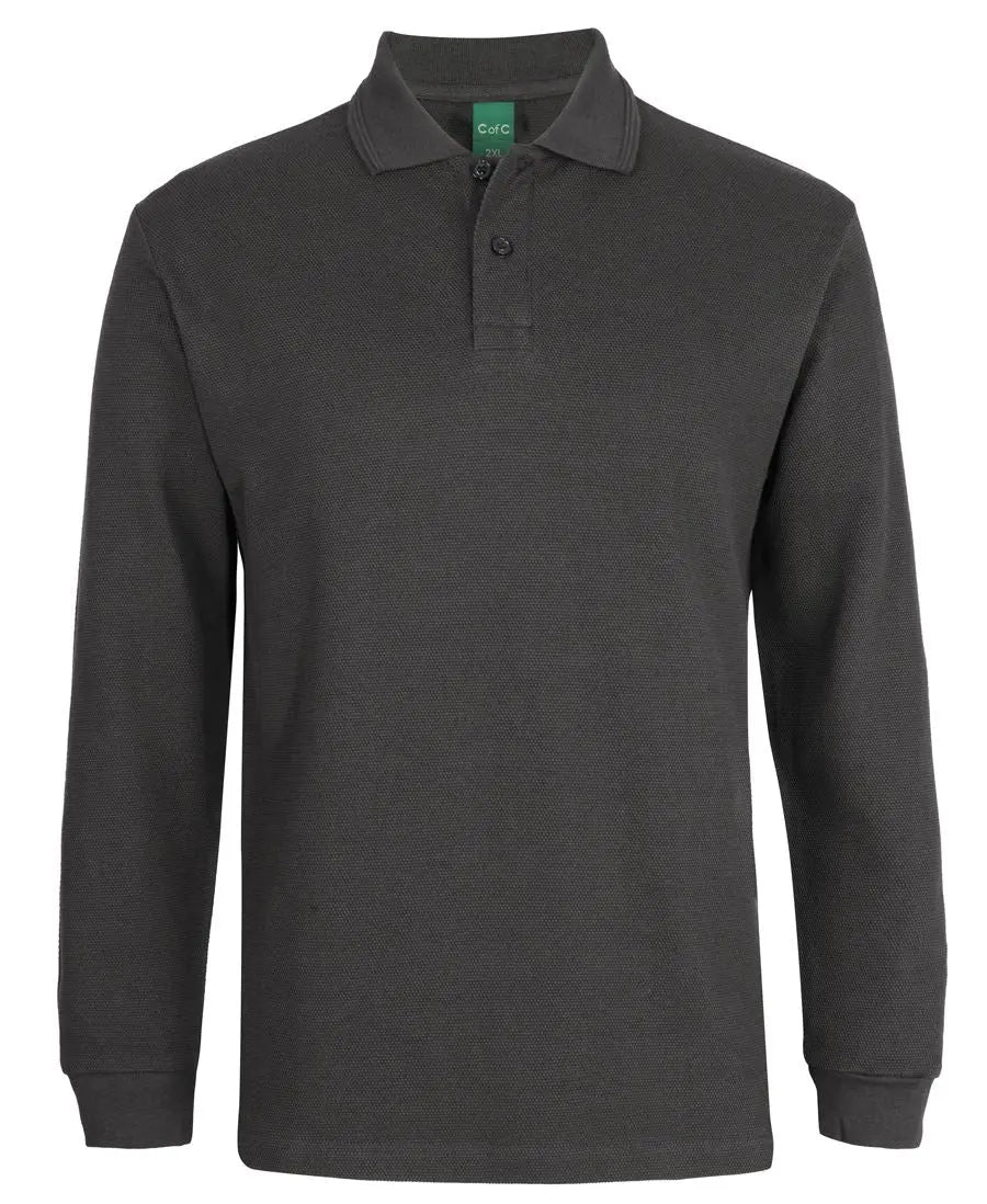 Jb's Popcorn Cotton Long sleeve Polo Shirt 2PCL Jb's Wear